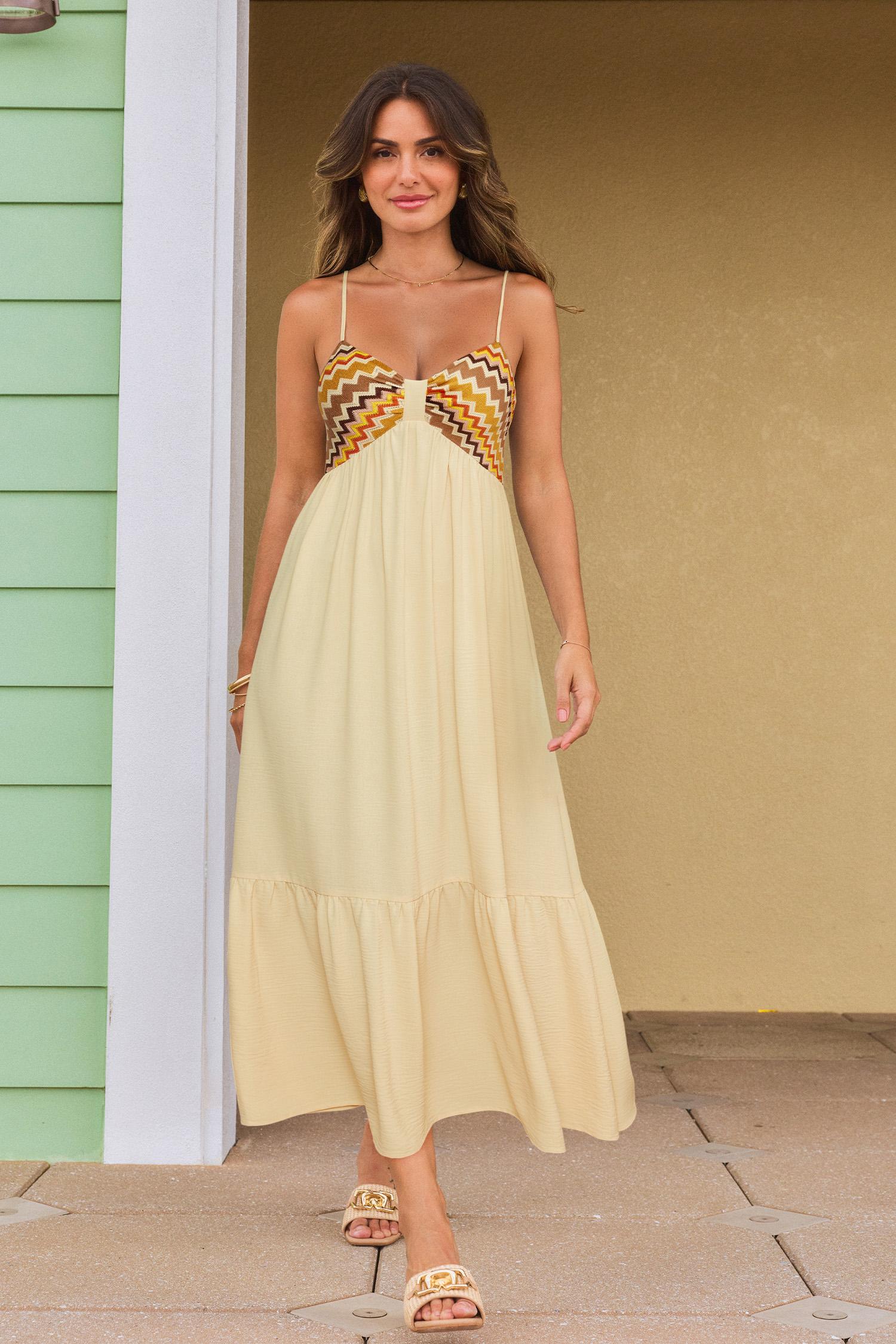 formal invitation chevron maxi dress - l