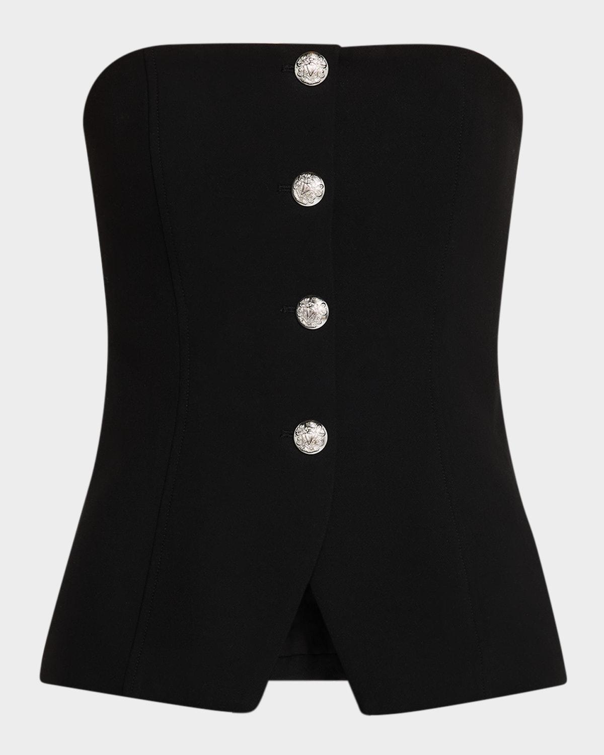 forman strapless fitted top