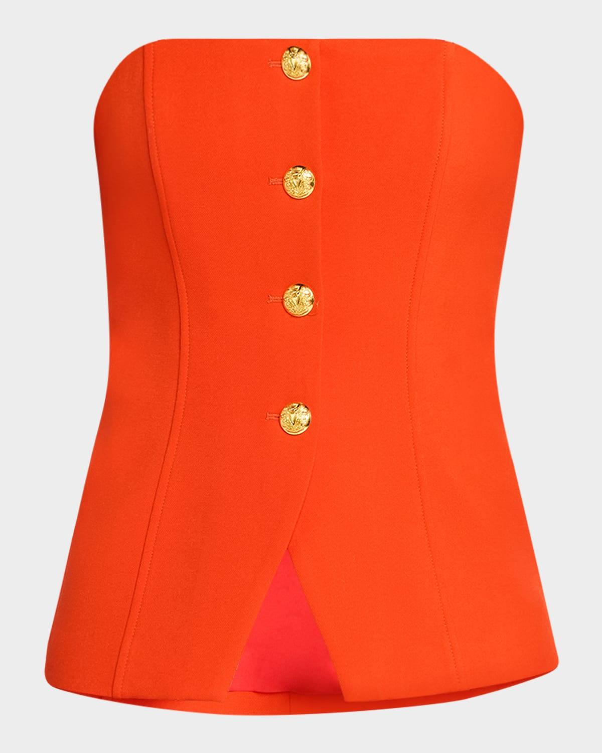 forman strapless fitted top