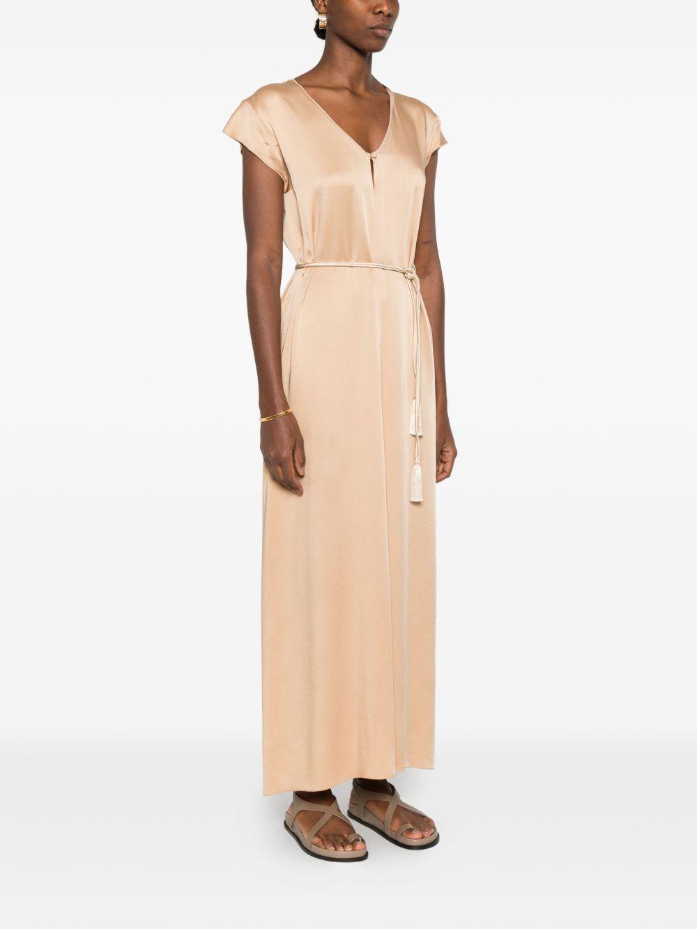 forte forte forte dresses beige acrylic viscose - women