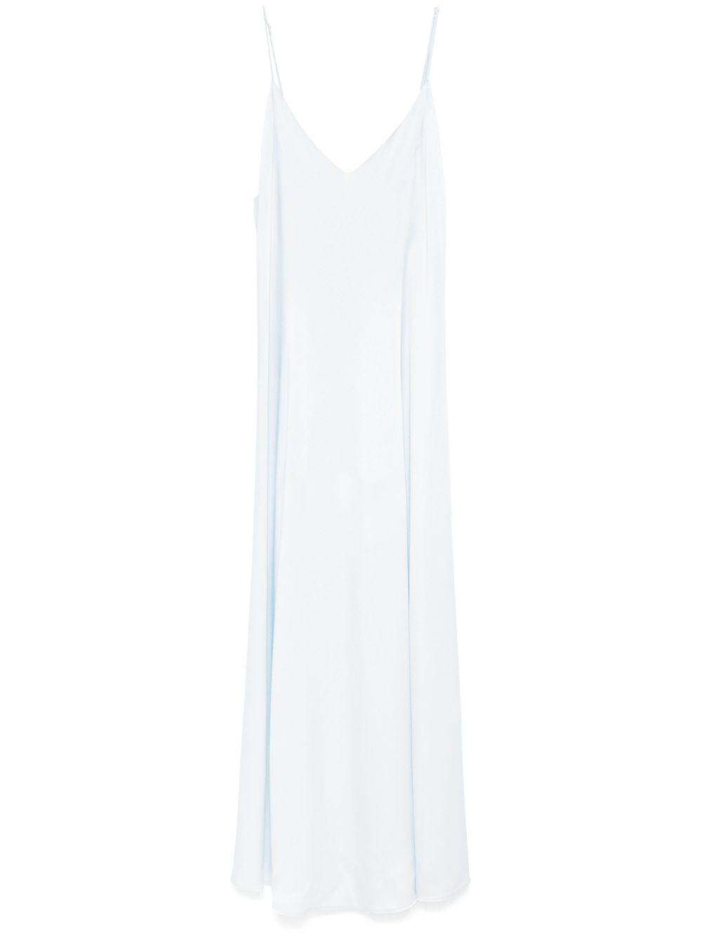 forte forte forte dresses clear blue acetate viscose - women