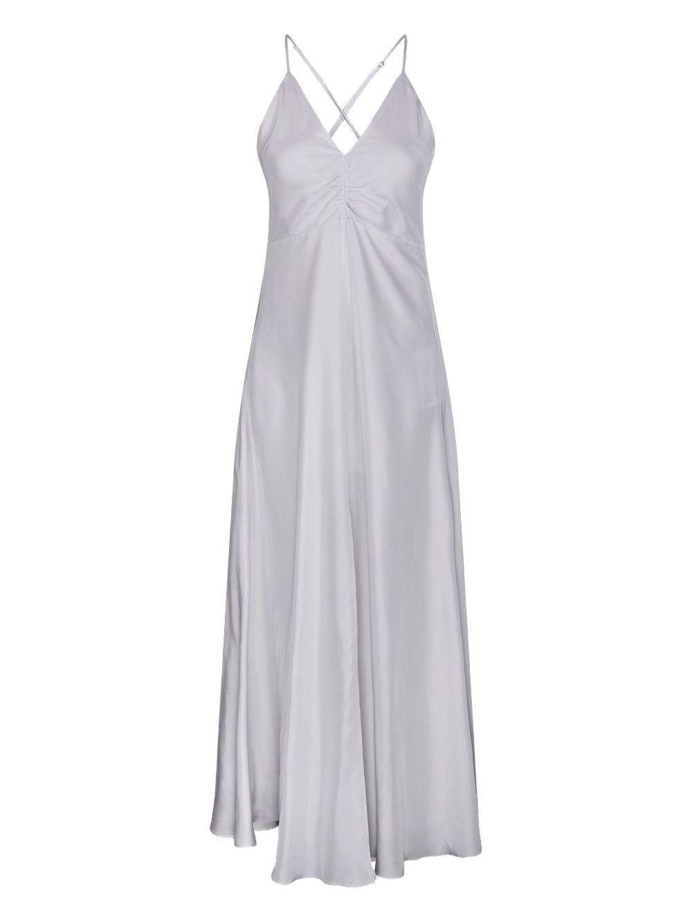 forte forte forte dresses light grey silk - women