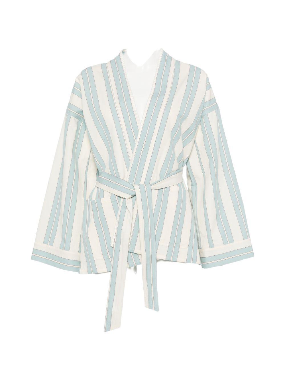 forte forte forte jackets azzurro cotton linem - women