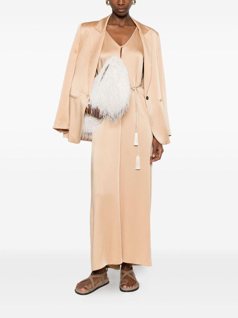 forte forte forte jackets beige acrylic viscose - women