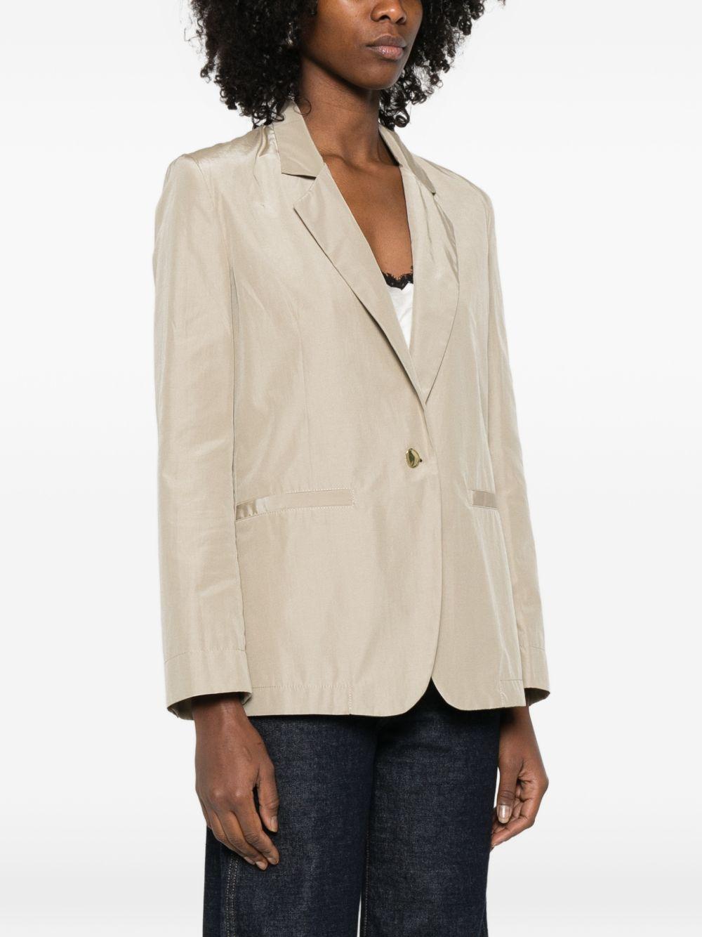 forte forte forte jackets beige polyester cotton - women