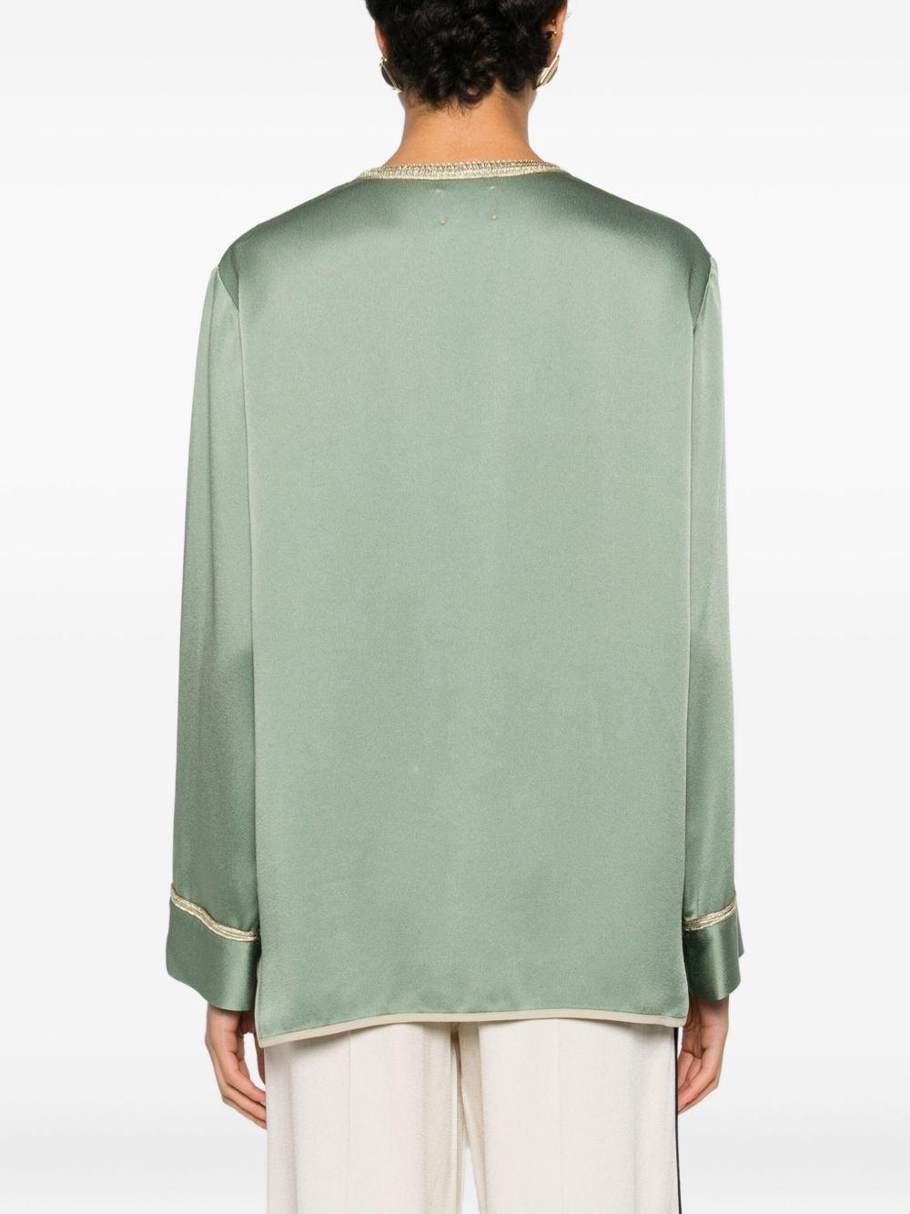 forte forte forte jackets green acrylic viscose - women