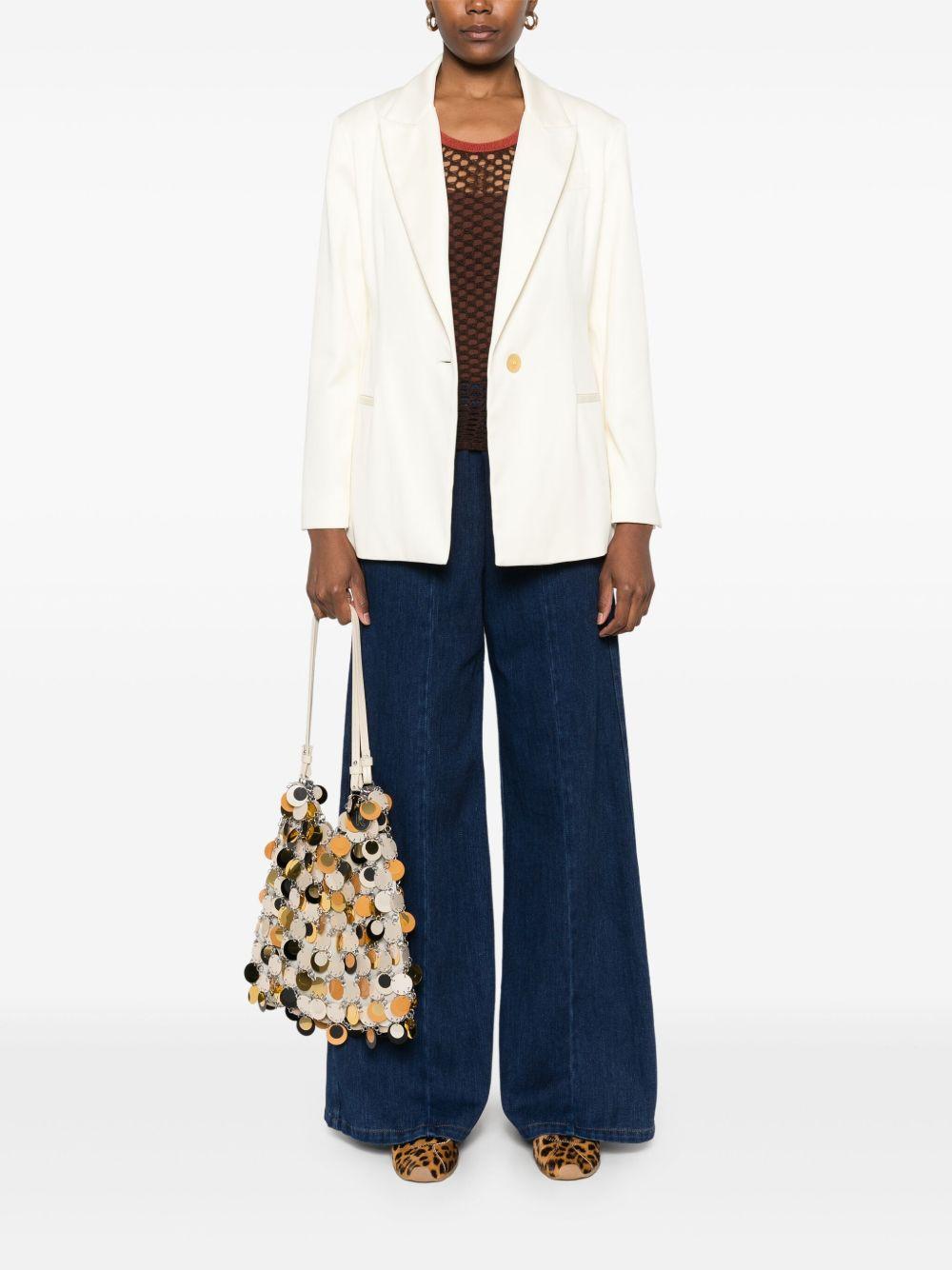 forte forte forte jackets ivory cotton - women