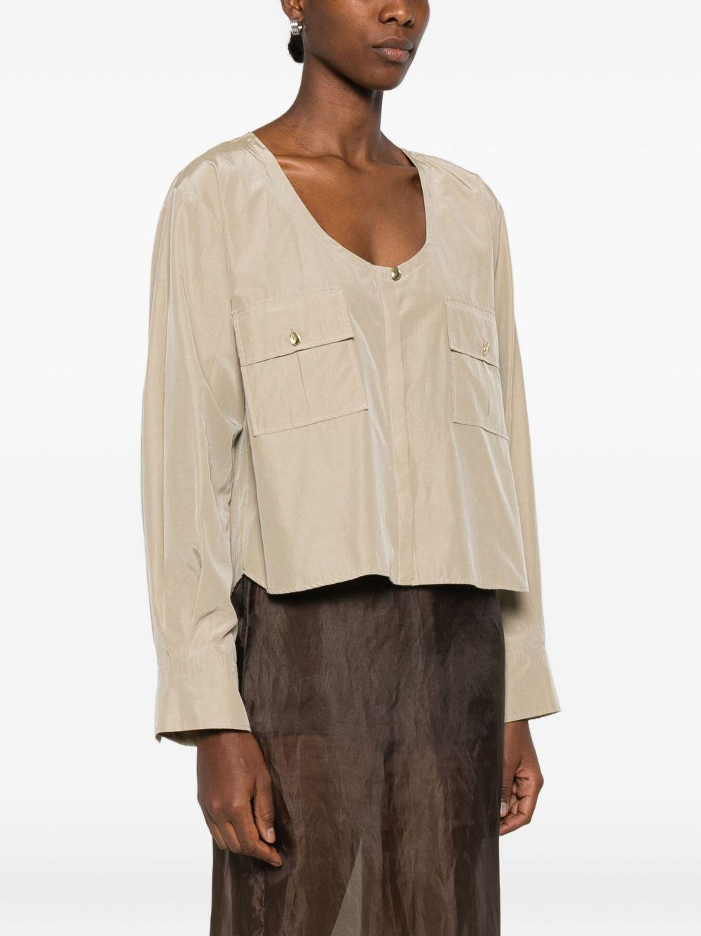 forte forte forte shirts beige polyester cotton - women