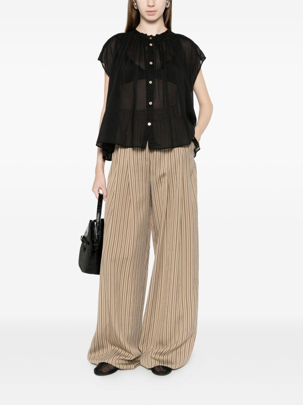 forte forte forte shirts black cotton silk - women