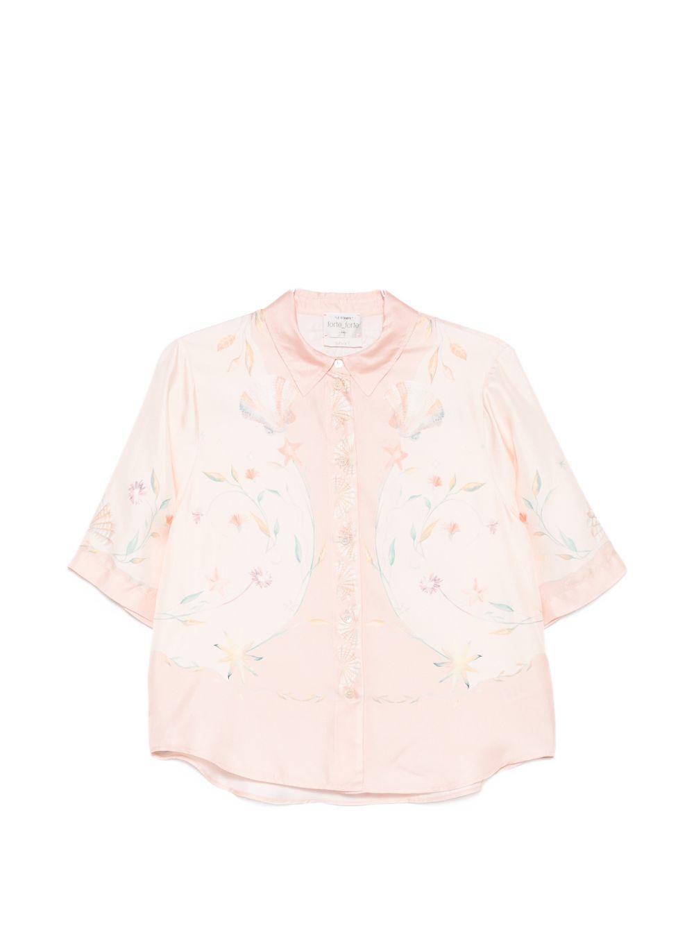 forte forte forte shirts rosa silk - women