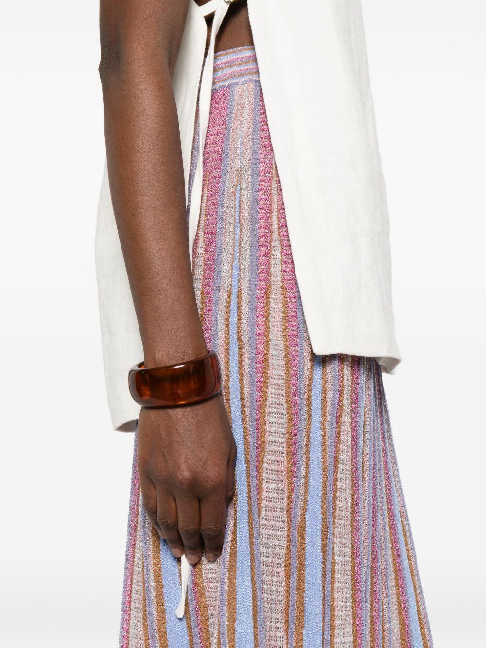 forte forte forte skirts brown viscose polyester polyamide - women