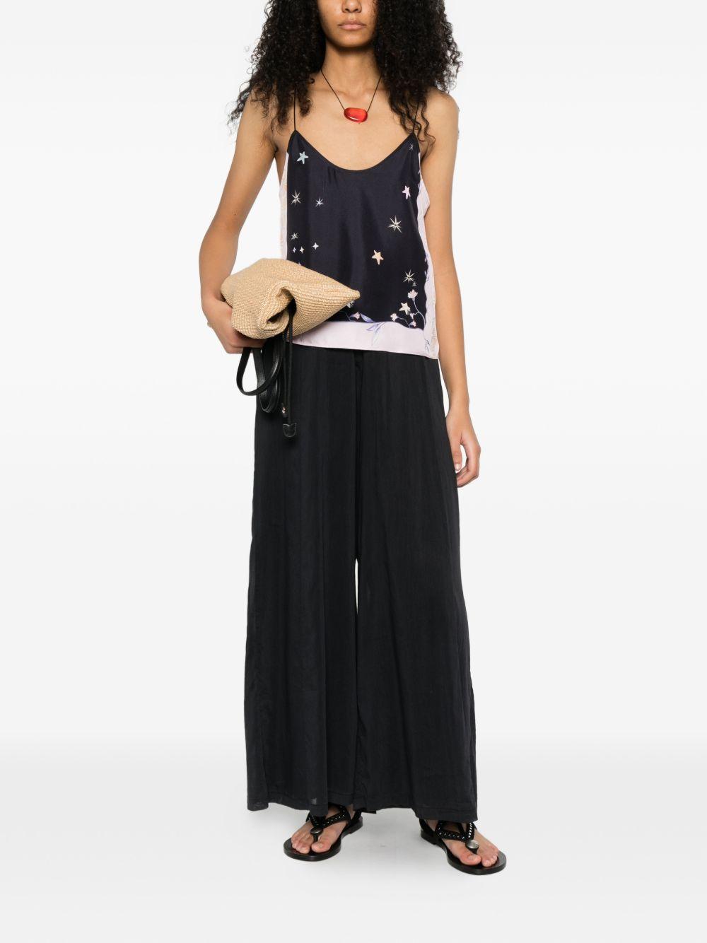 forte forte forte trousers black fabric: co selining: cu - women