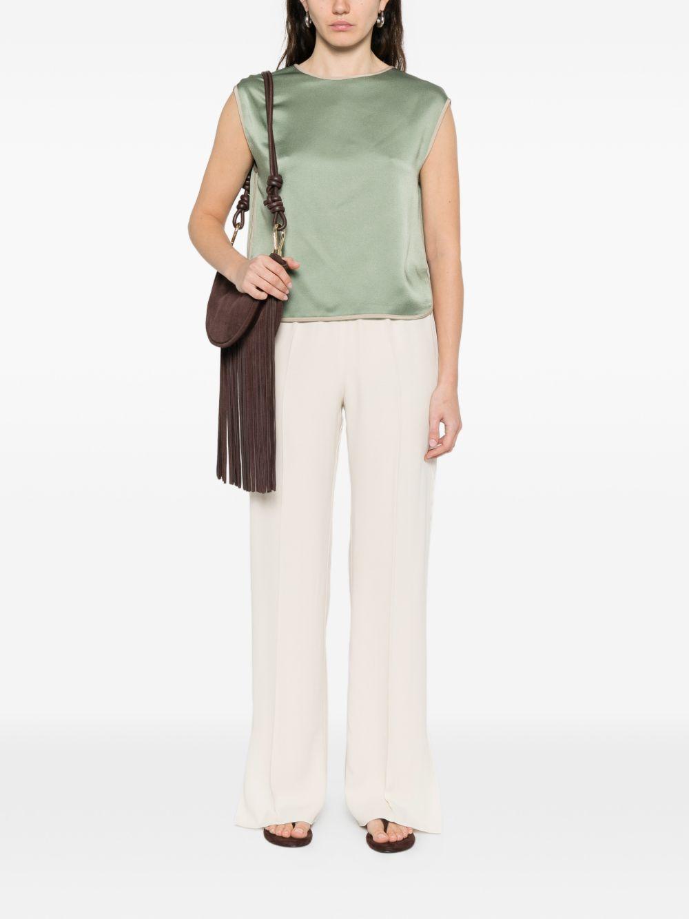 forte forte forte trousers white acrylic viscose - women
