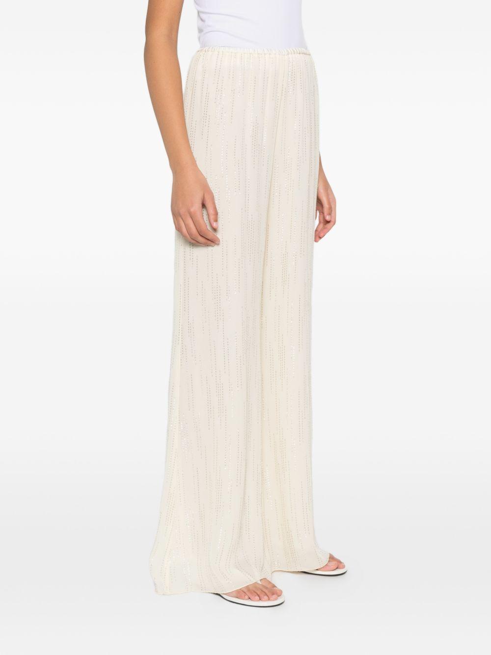 forte forte forte trousers white viscose polyamide - women