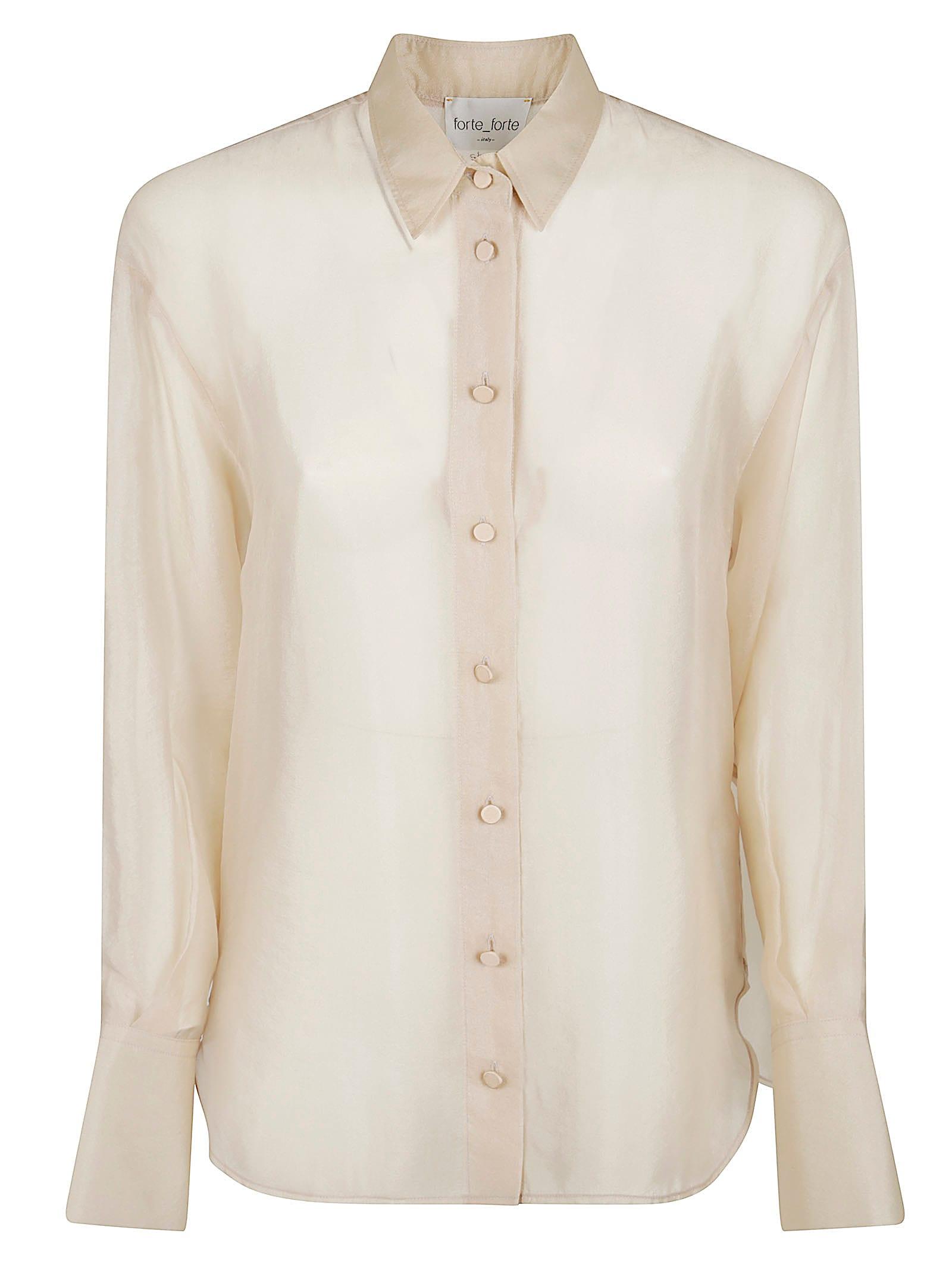 forte_forte contemporary organza masculine shirt