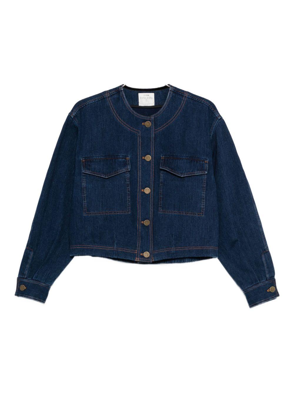 forte_forte denim cotton overshirt
