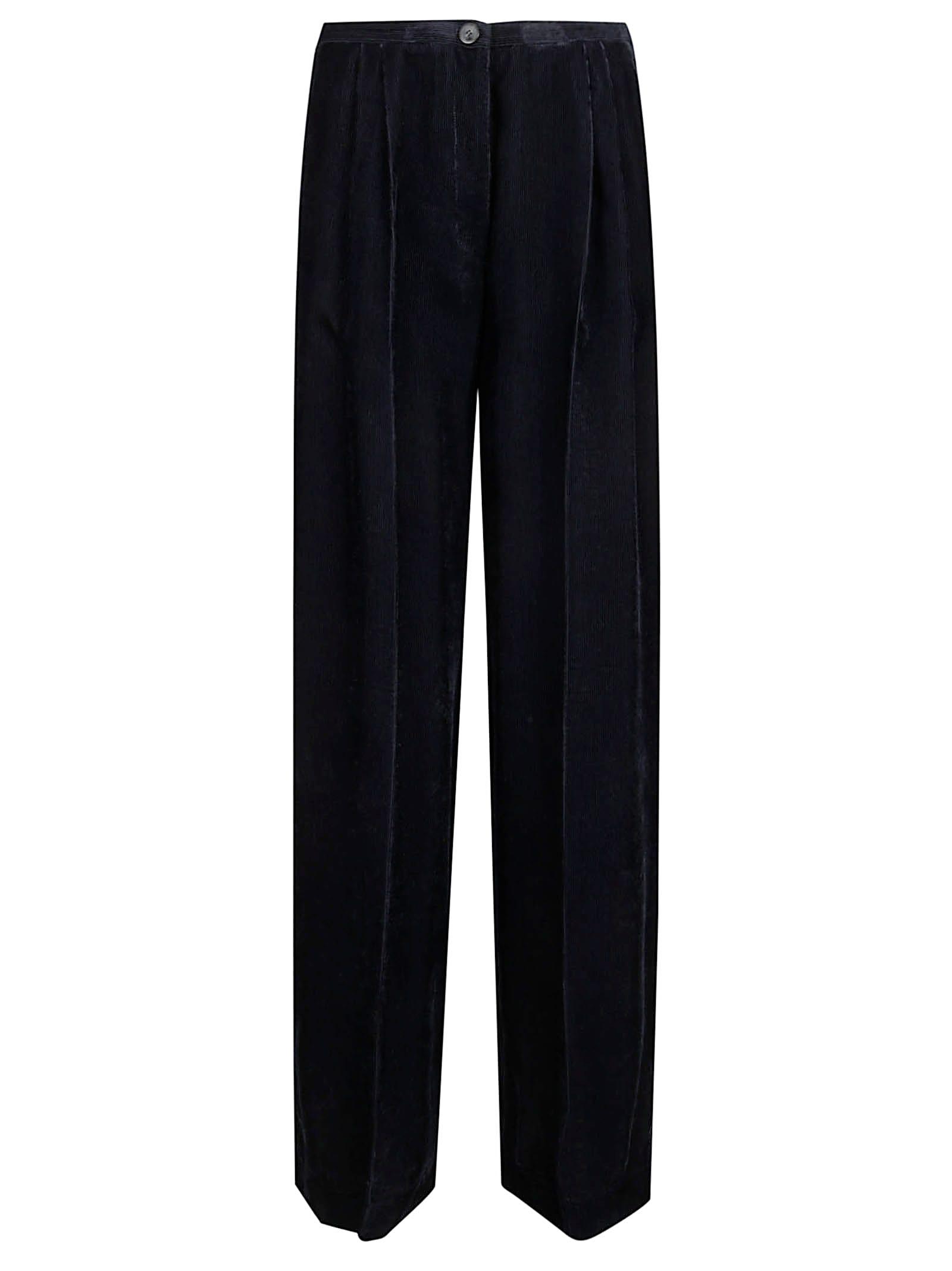 forte_forte fluid chic velvet low waist pants