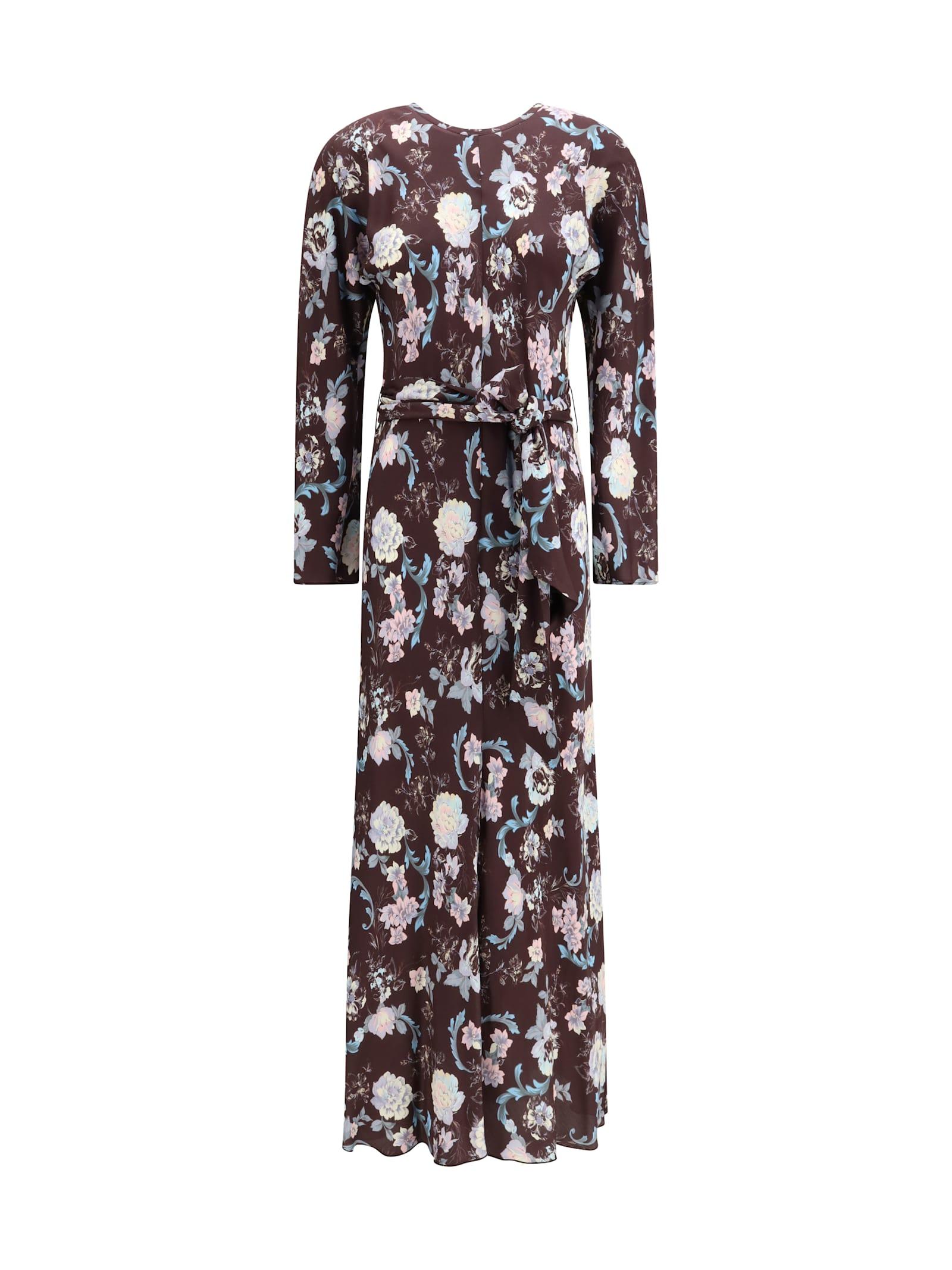 forte_forte jacquard dress with a peonia my love pattern