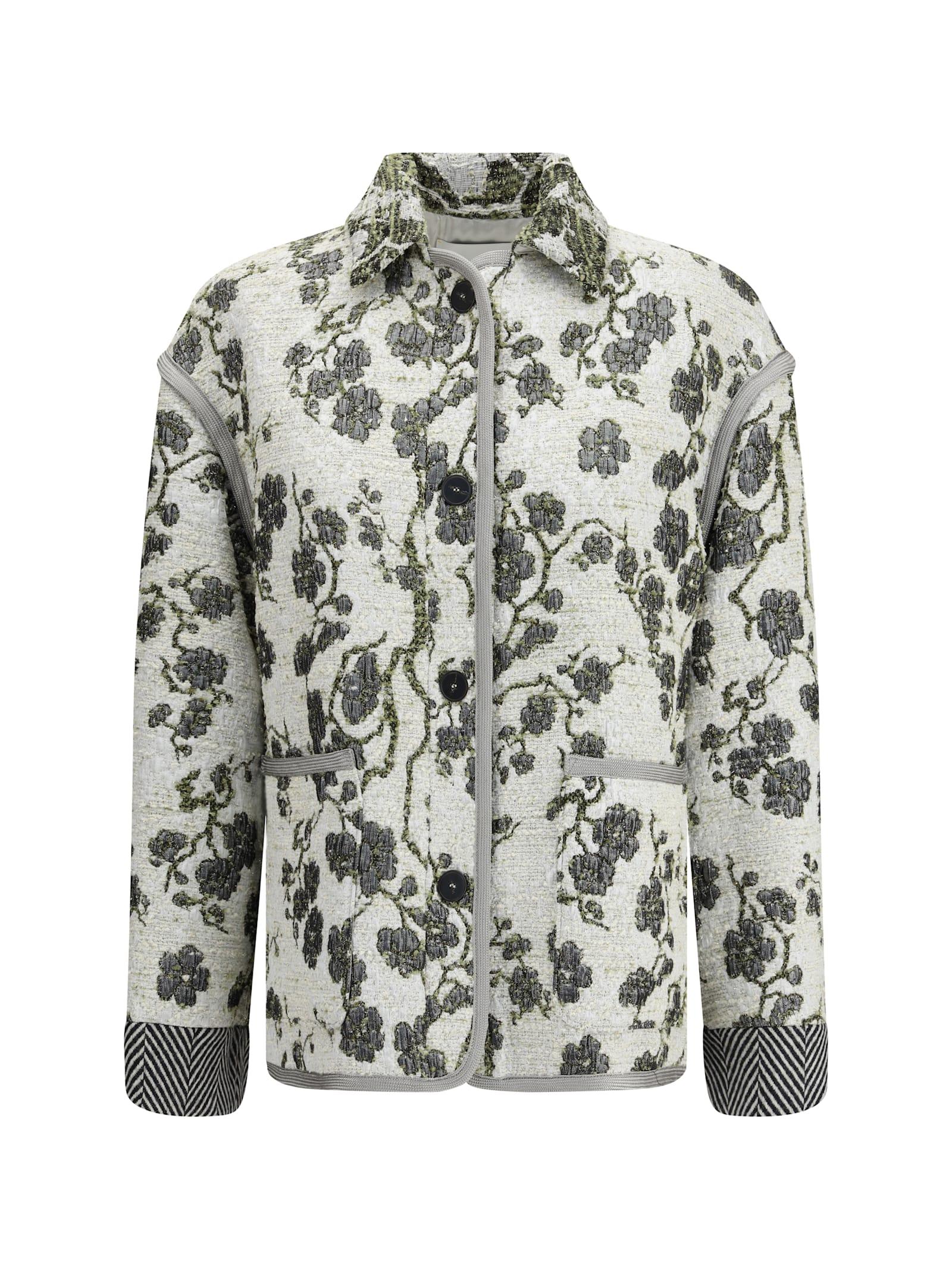forte_forte la lune en fleur jacquard jacket