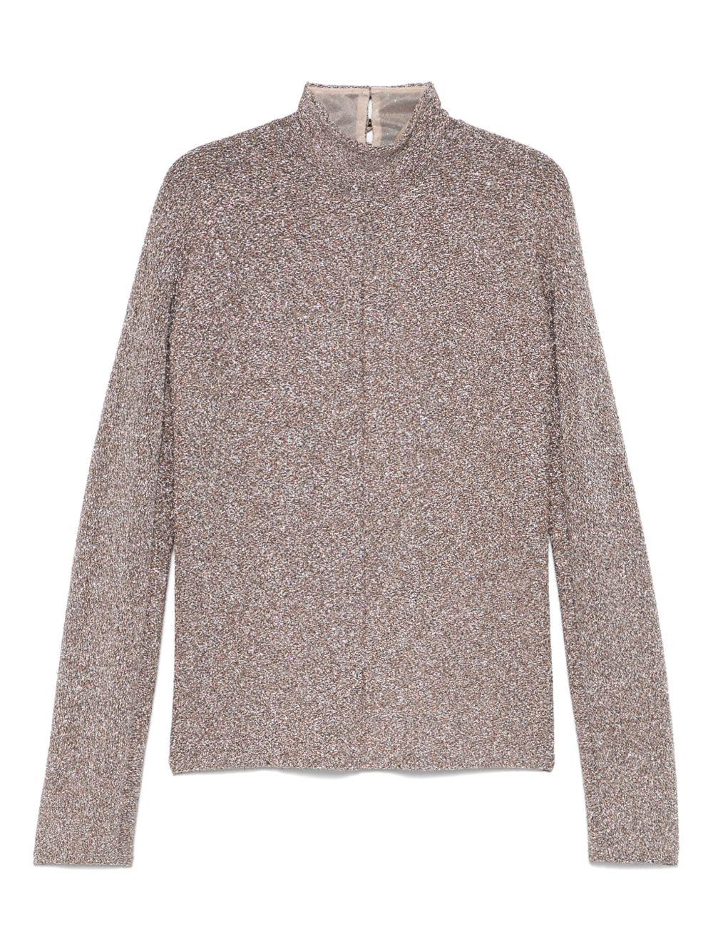 forte_forte lurex turtle-neck sweater