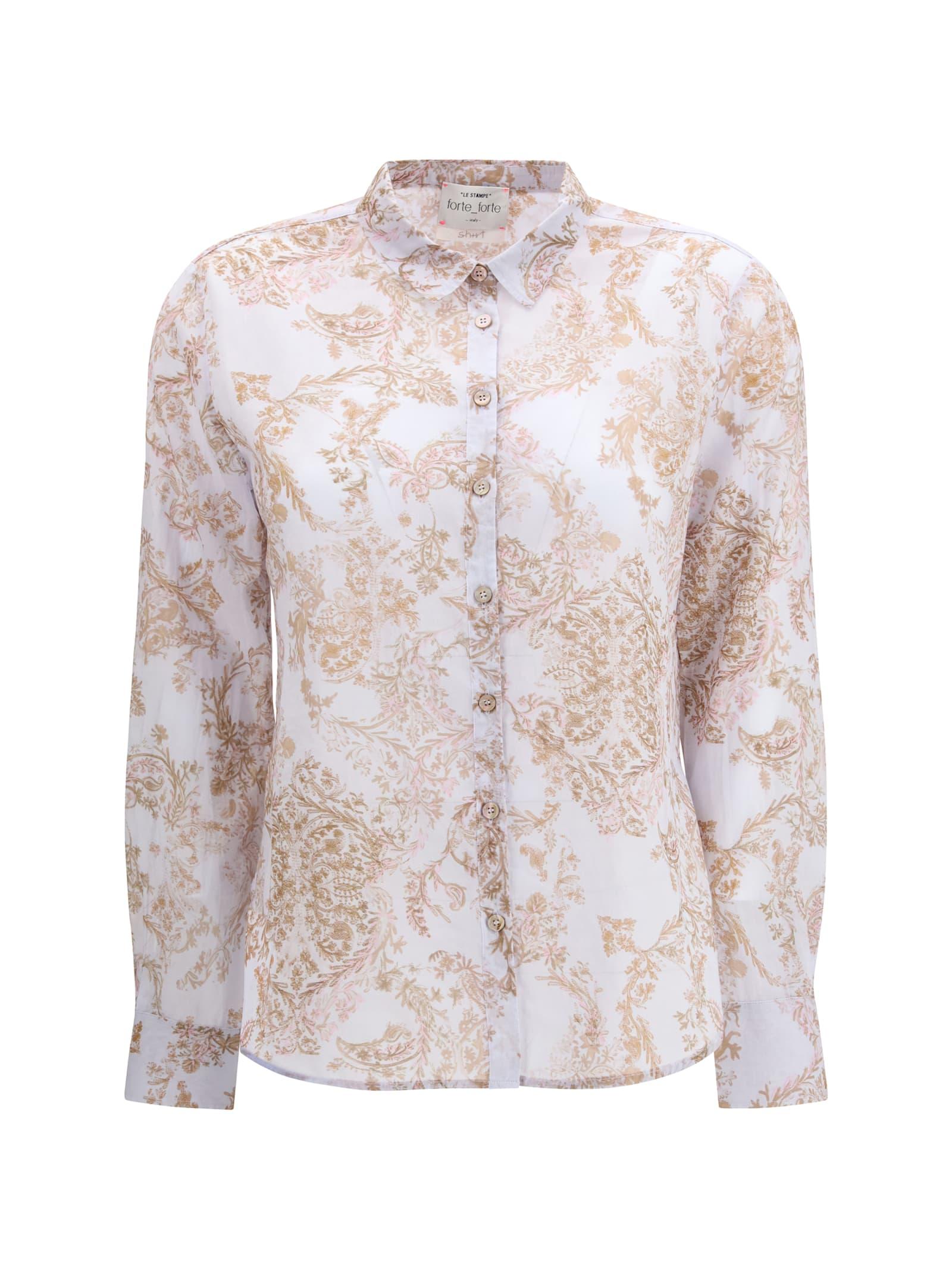 forte_forte regular-fit voile shirt