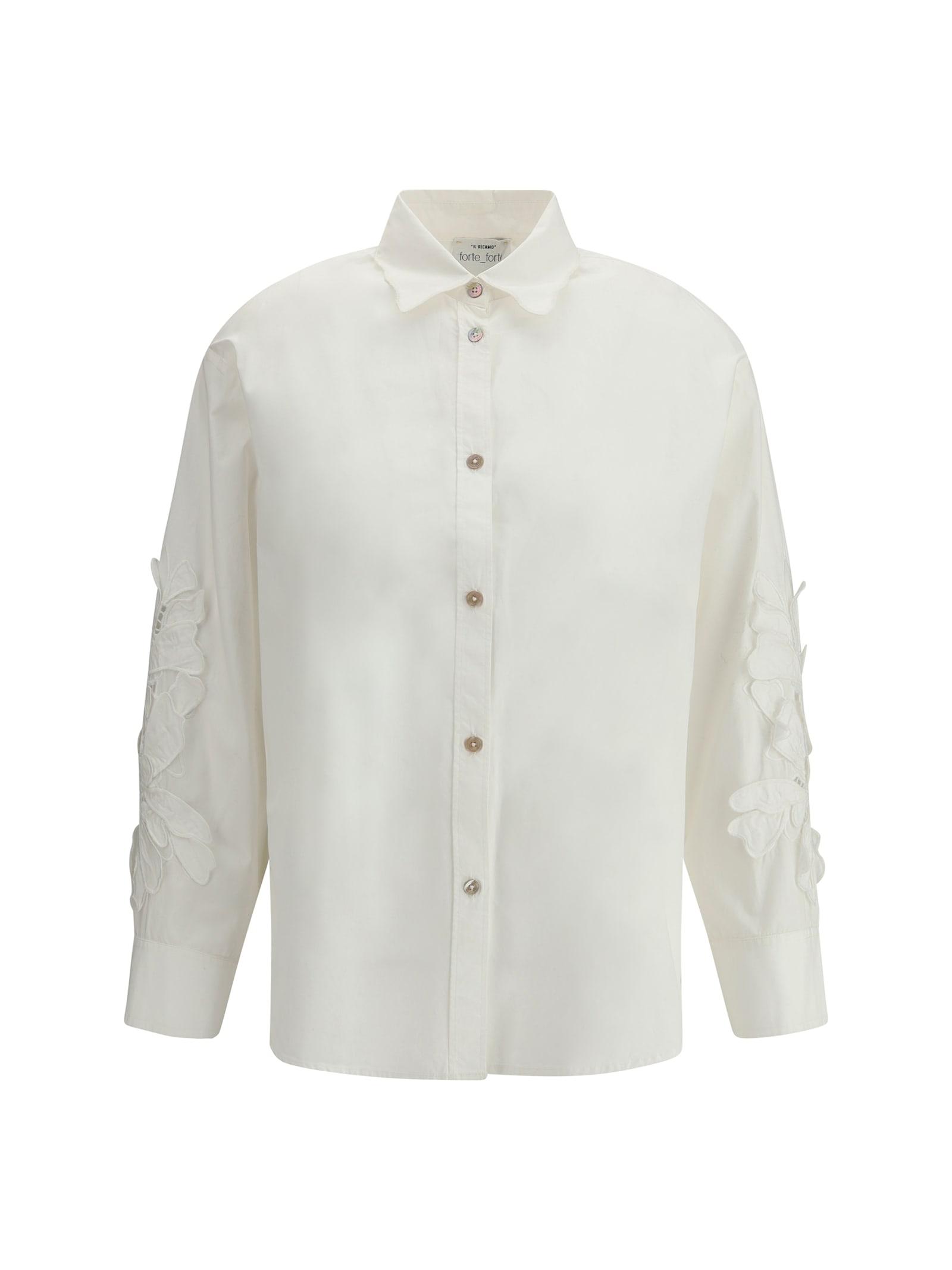 forte_forte shirt with embroidery