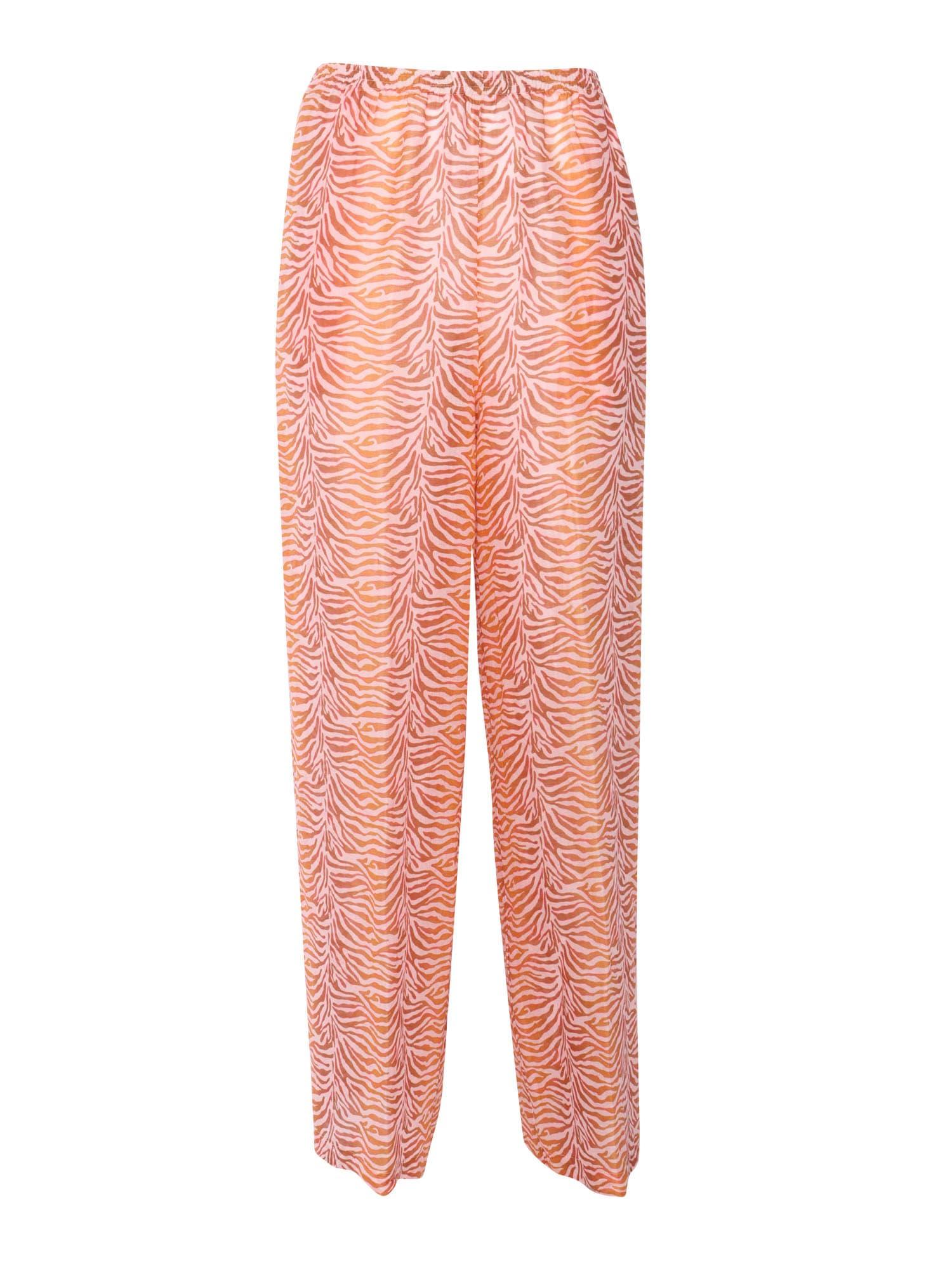 forte_forte trousers with heartbeat print