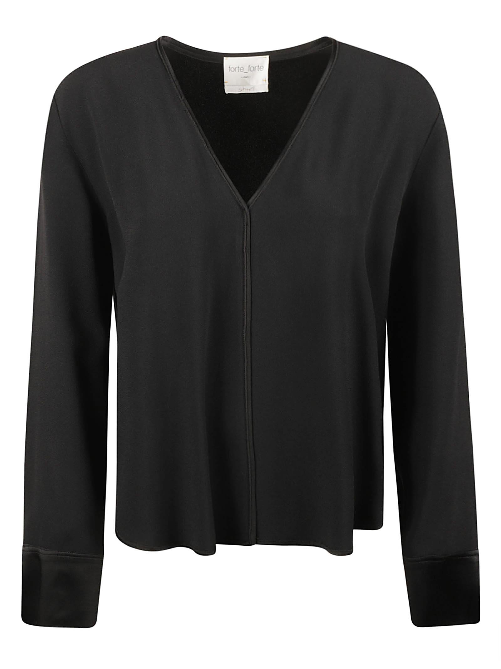 forte_forte v-neck plain top