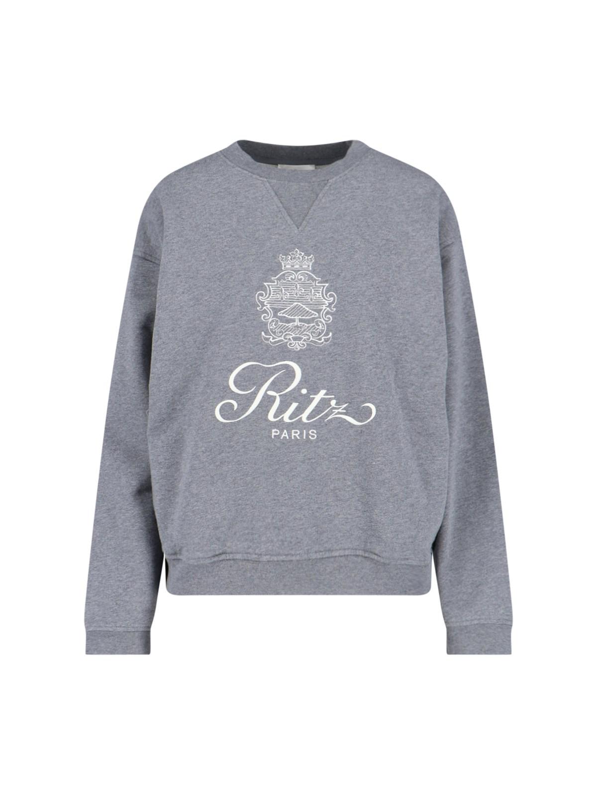 frame 'ritz' crew neck sweatshirt