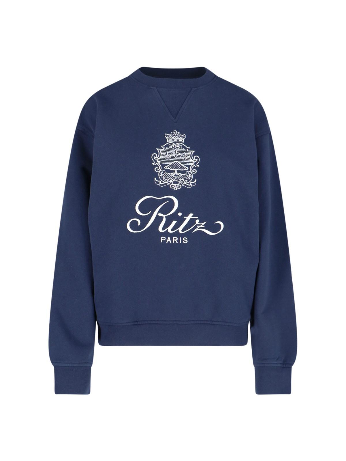 frame 'ritz' crew neck sweatshirt