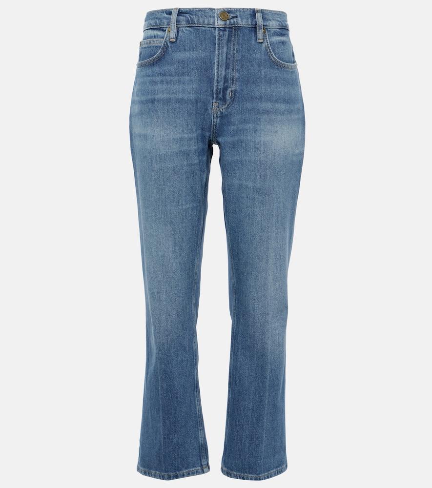 frame 70's cropped bootcut jeans