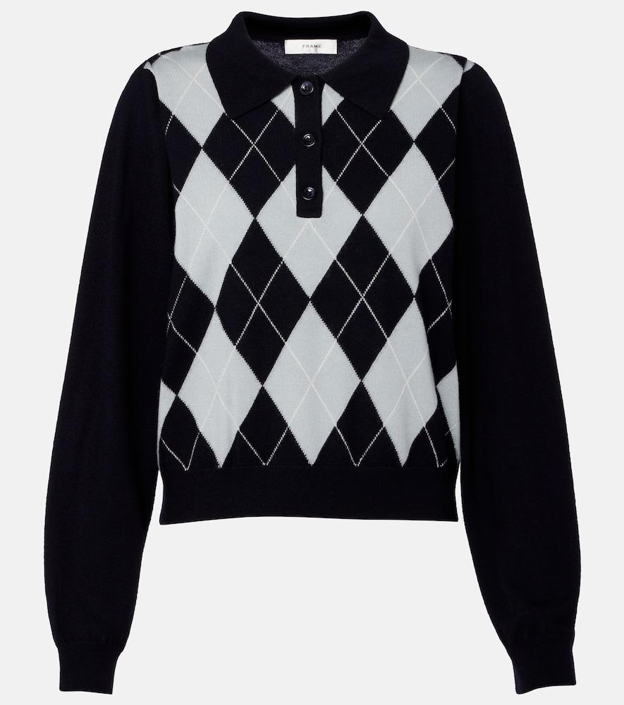 frame argyle wool