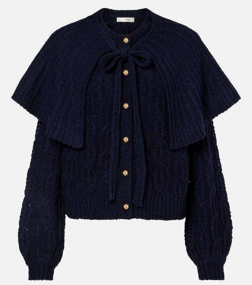 frame caped wool