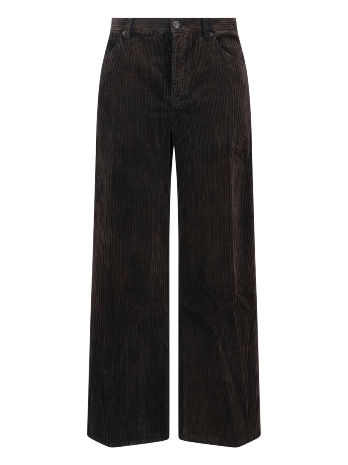 frame corduroy loose pants