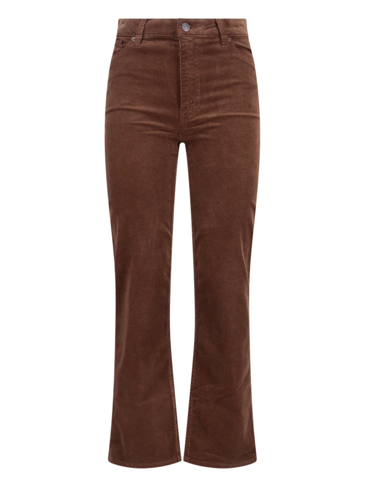 frame corduroy straight pants