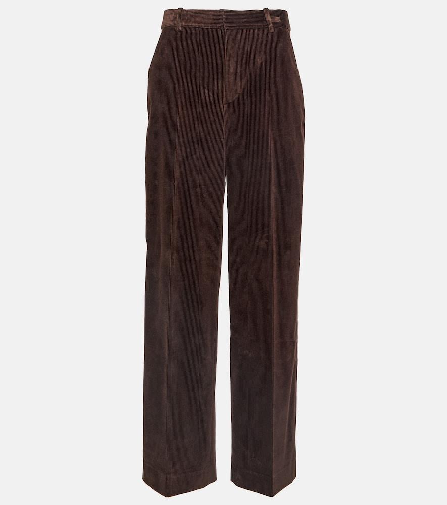 frame corduroy straight pants