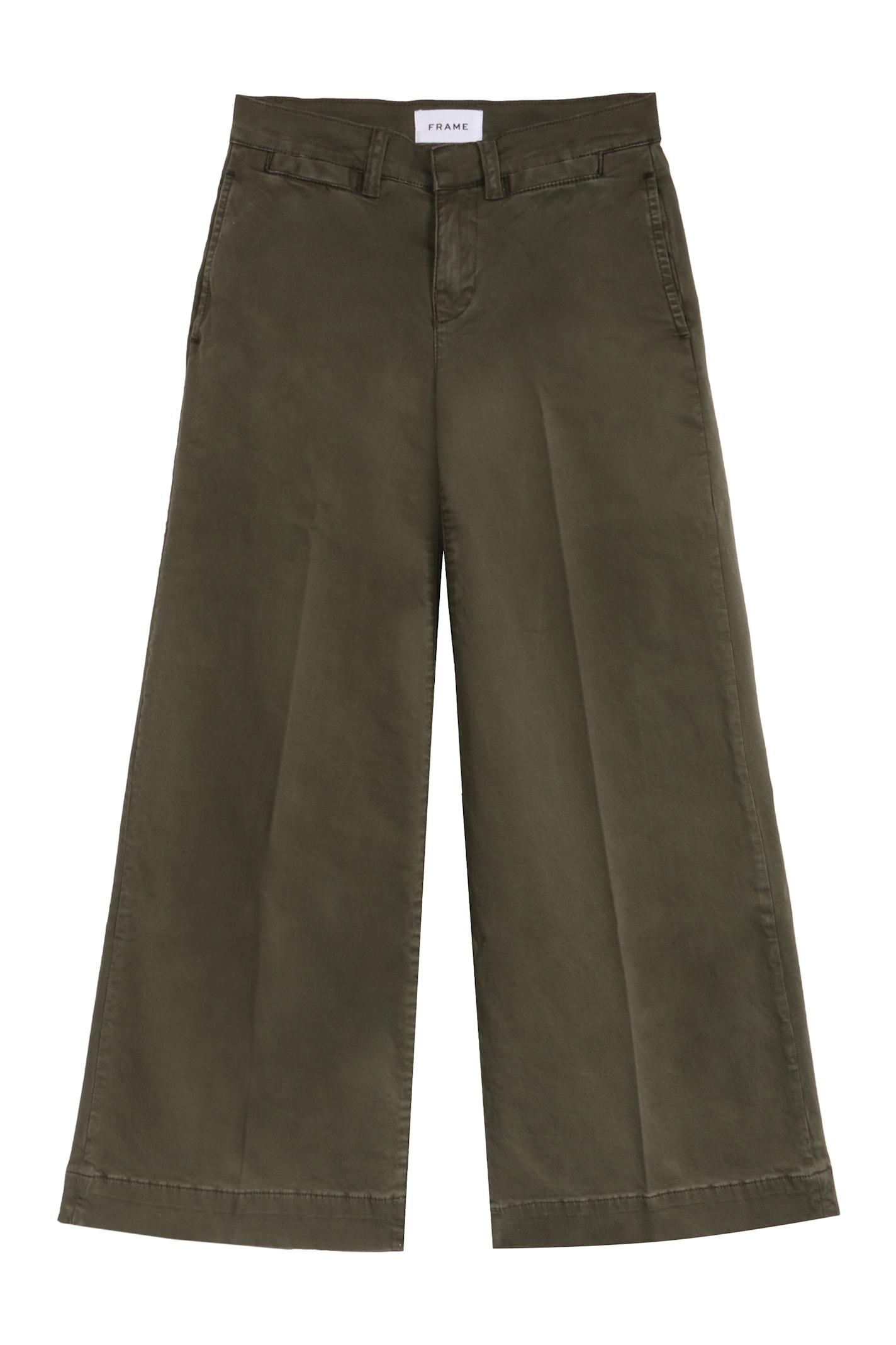 frame cotton trousers