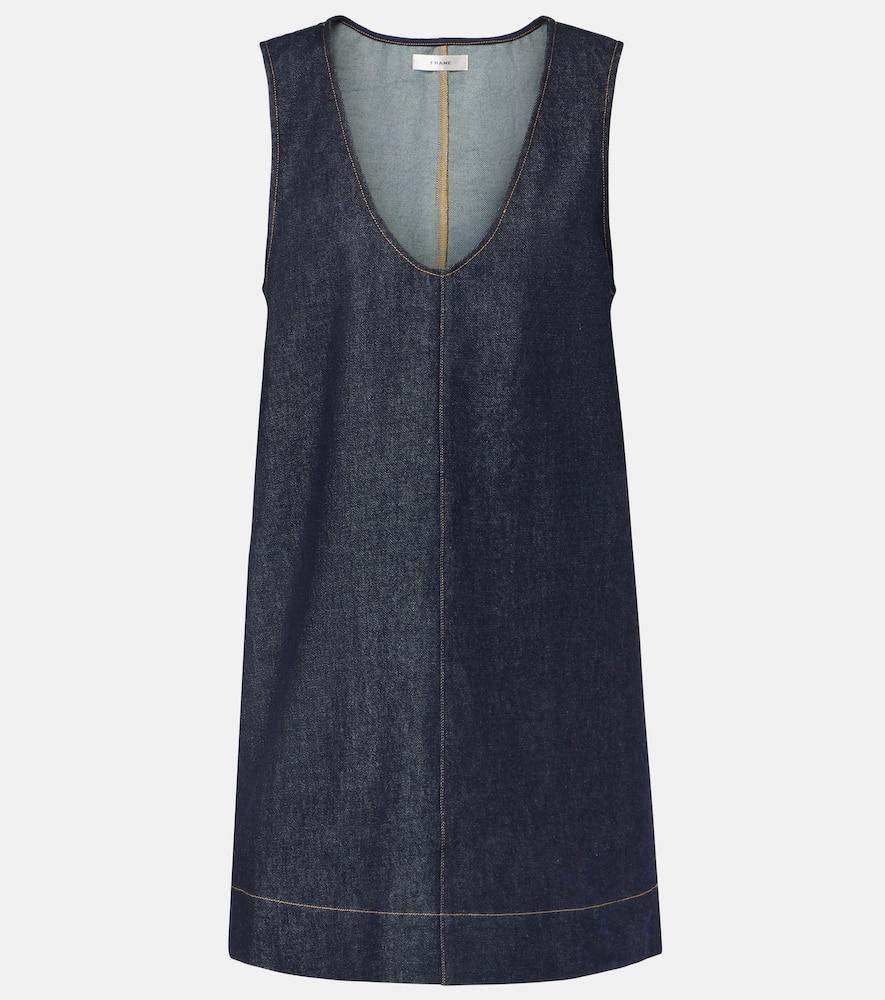 frame denim minidress