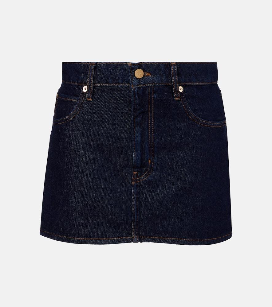 frame denim miniskirt
