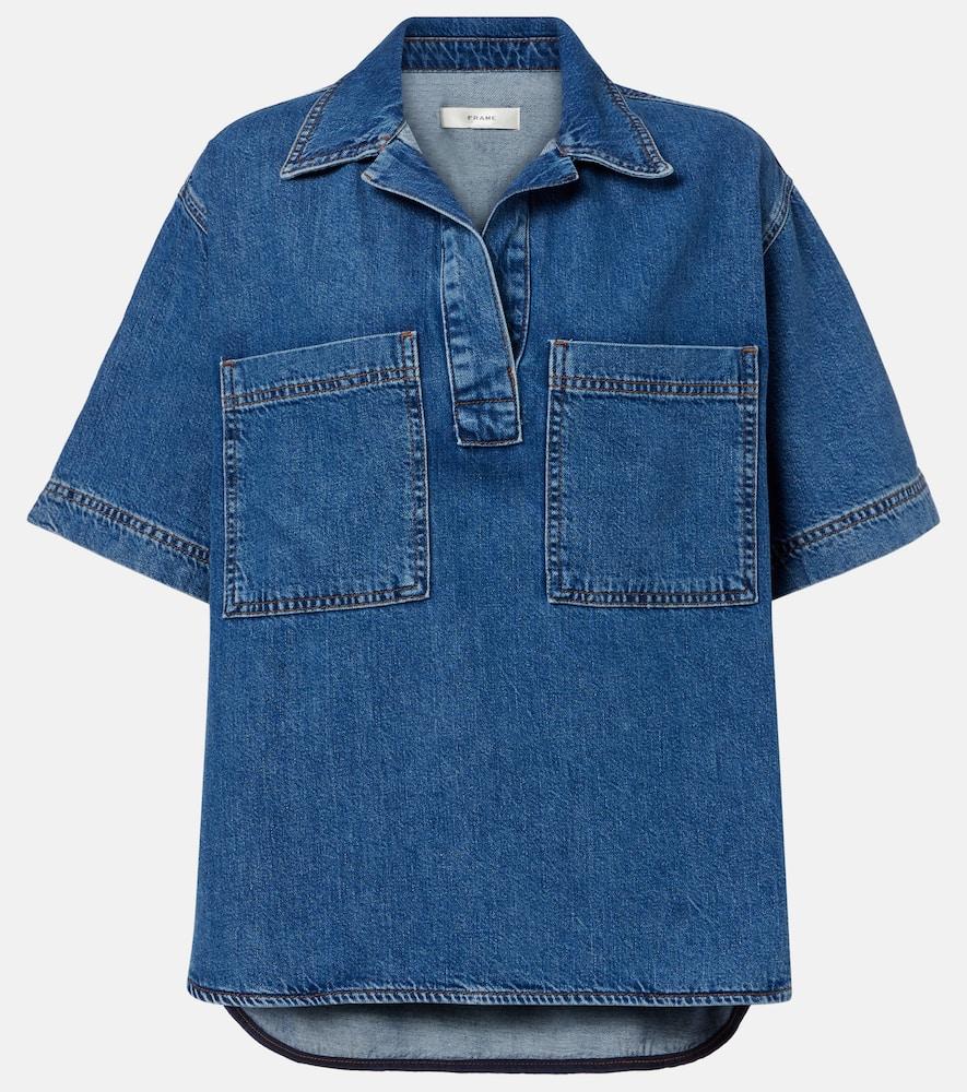 frame denim shirt