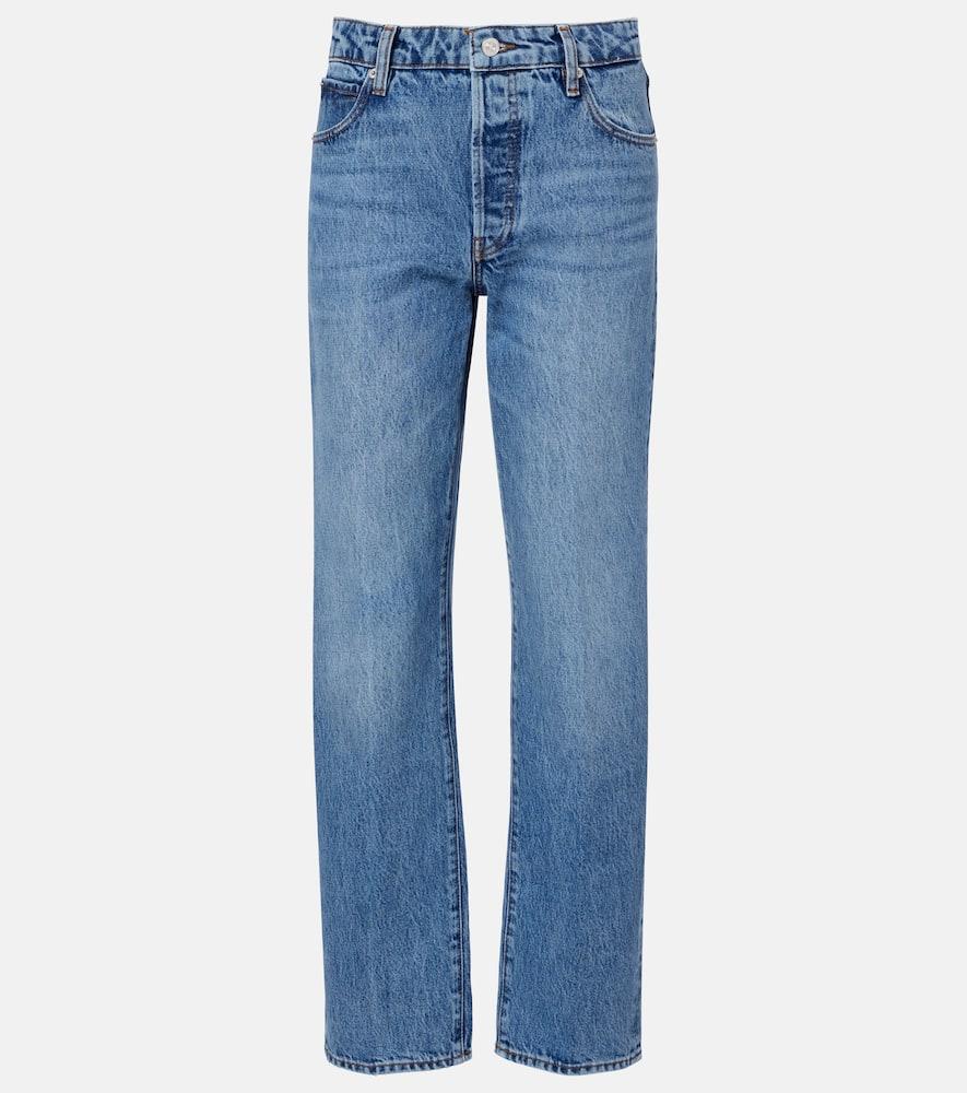 frame essential straight jeans