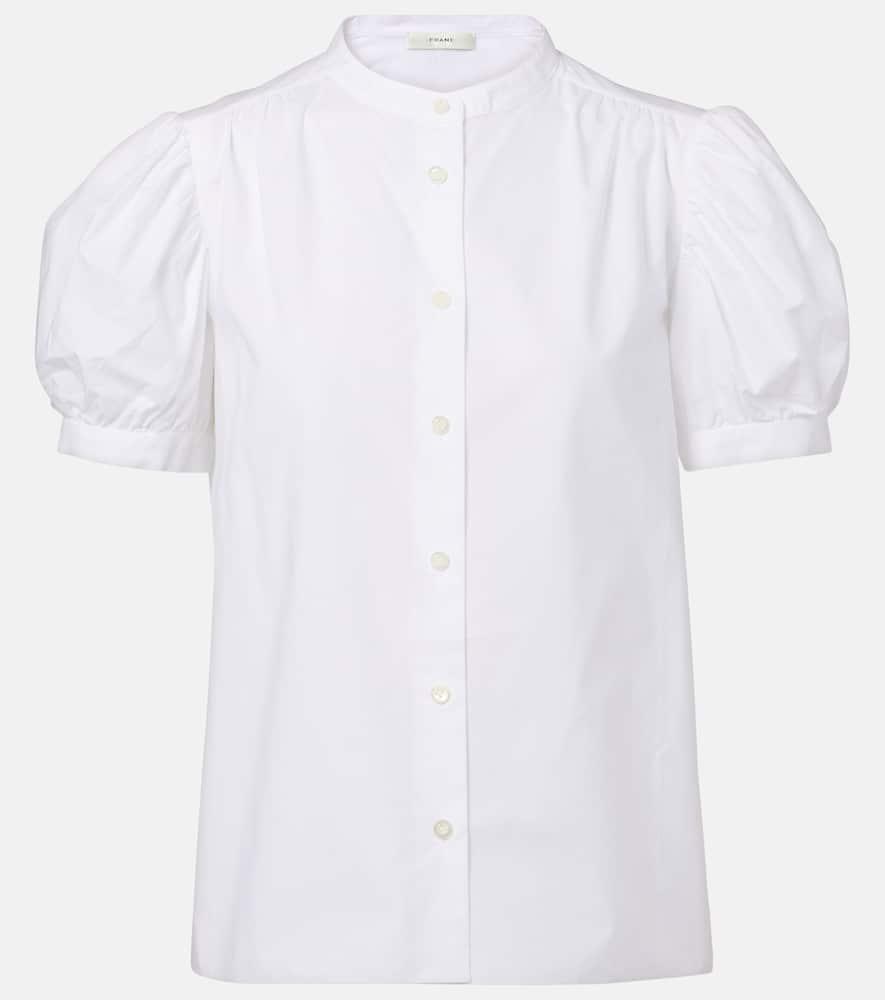 frame gathered cotton top