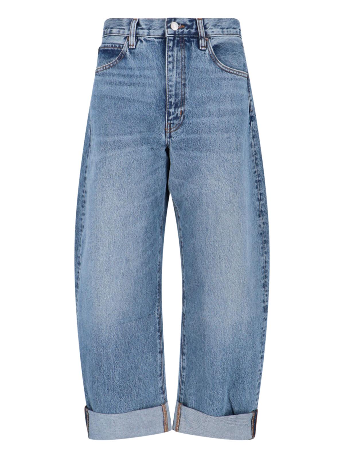frame jeans blue cotton - women