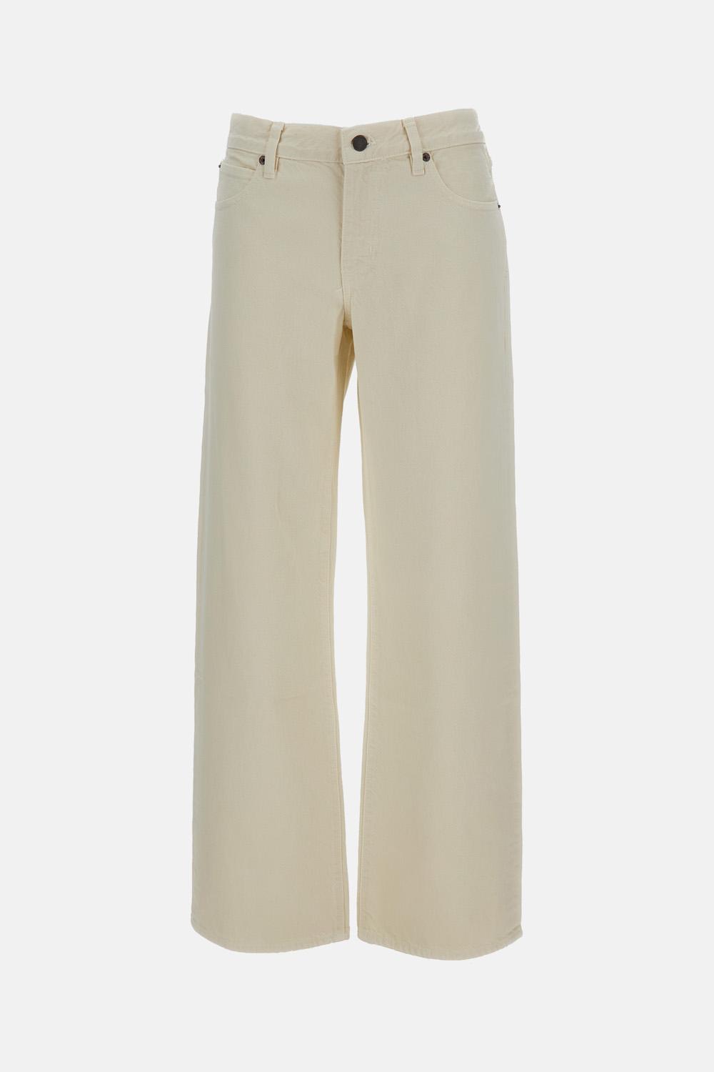 frame jeans white cotton - women
