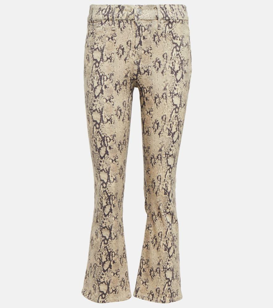 frame le crop mini cropped jeans