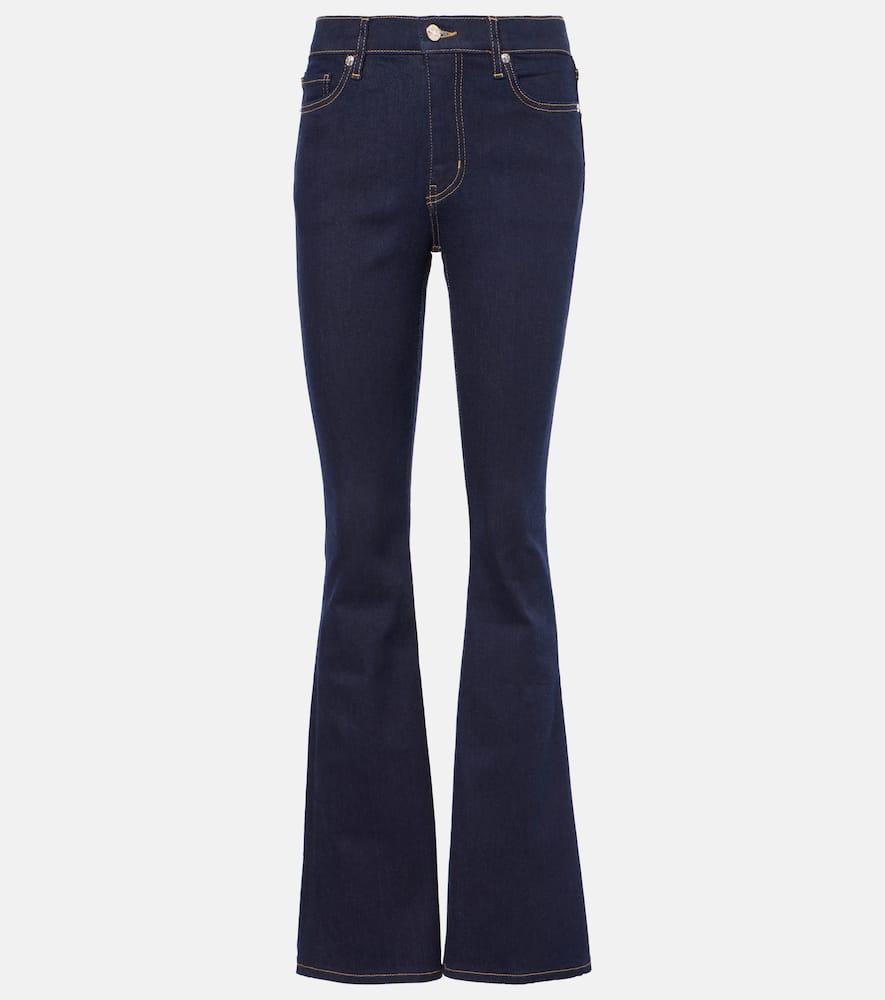 frame le high flare flared jeans