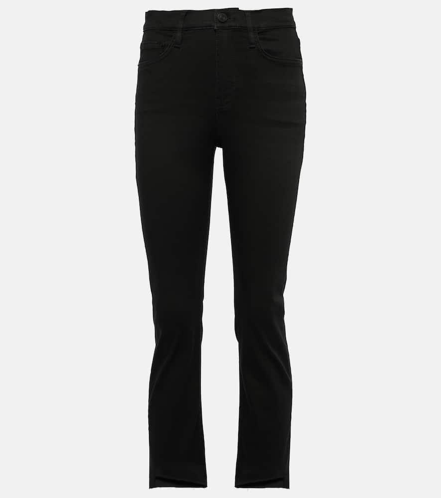 frame le high straight cropped straight jeans