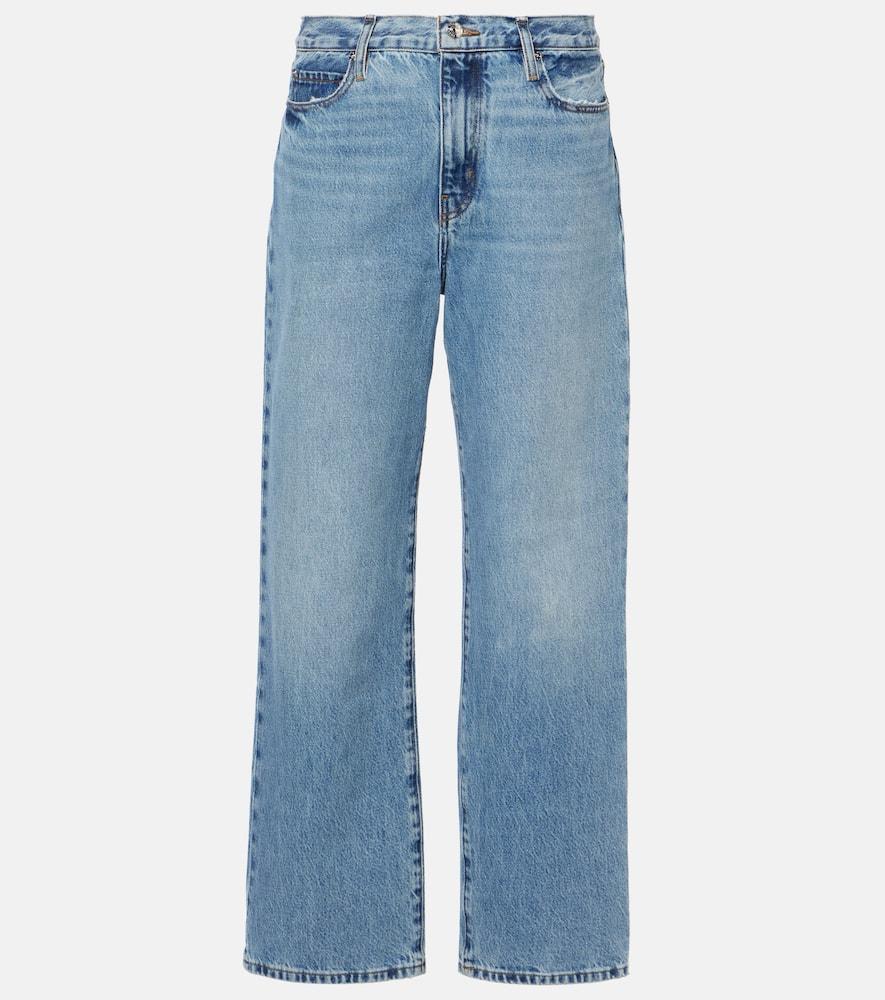 frame le jane cropped straight jeans