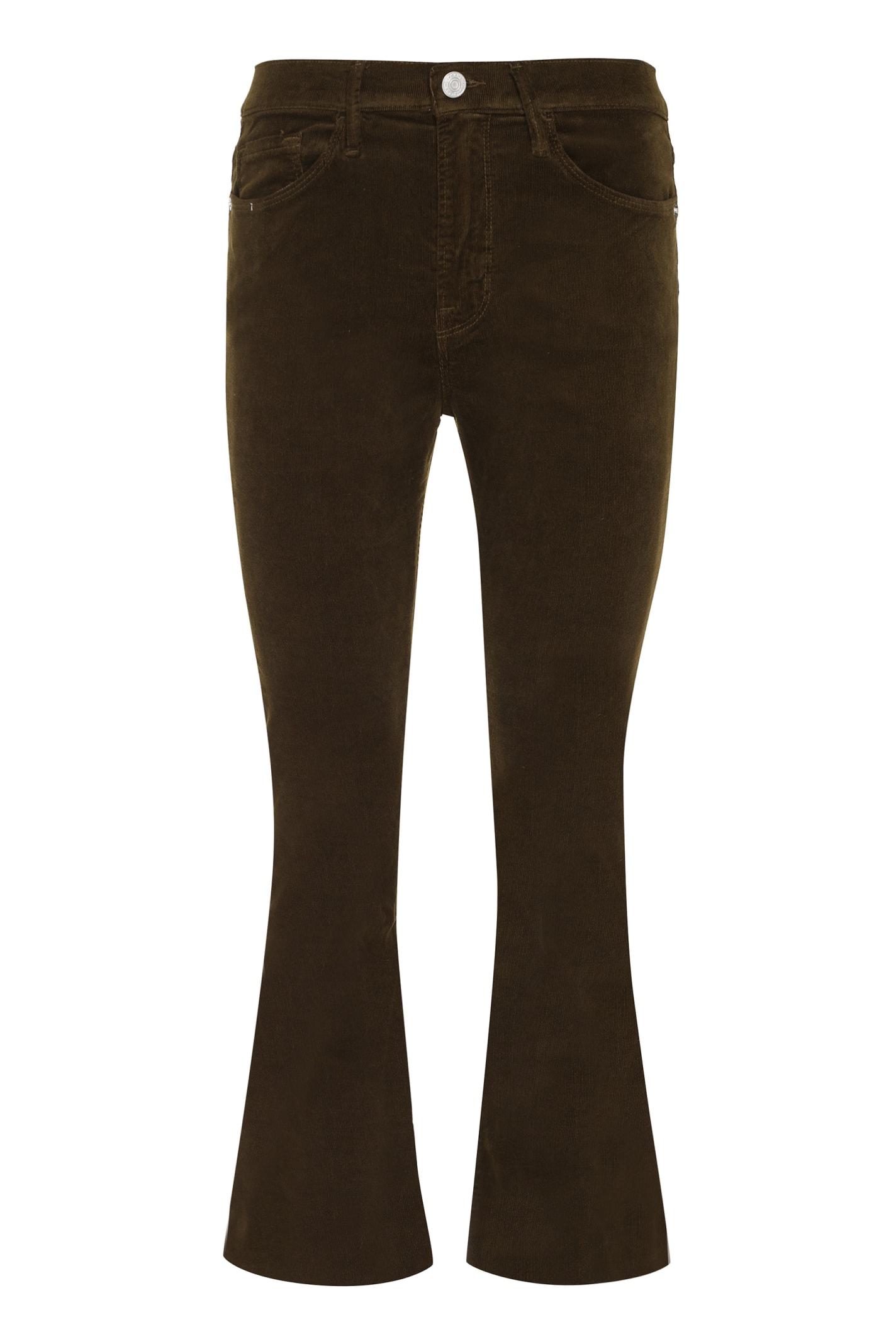 frame le mini boot corduroy trousers