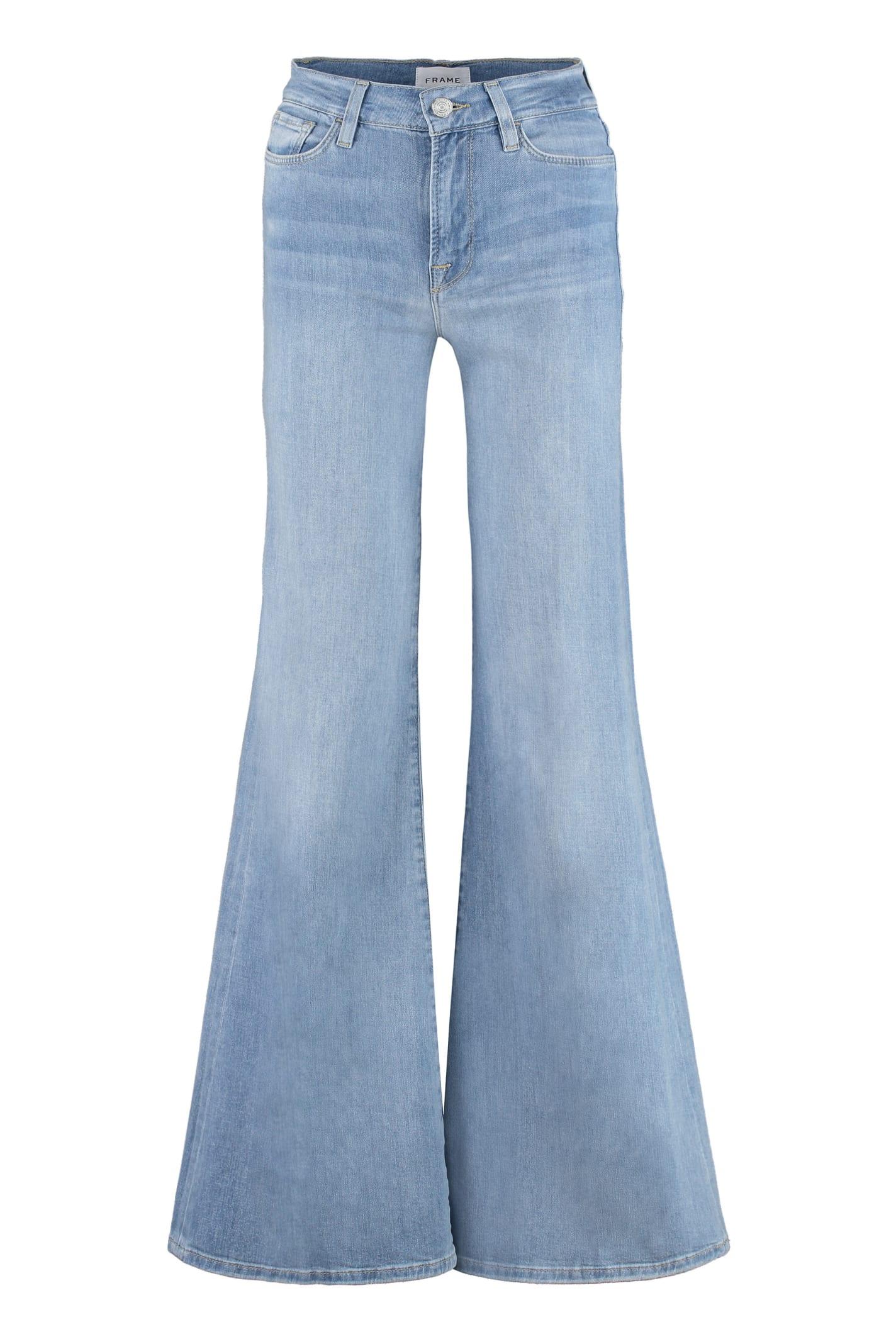 frame le palazzo wide-leg jeans